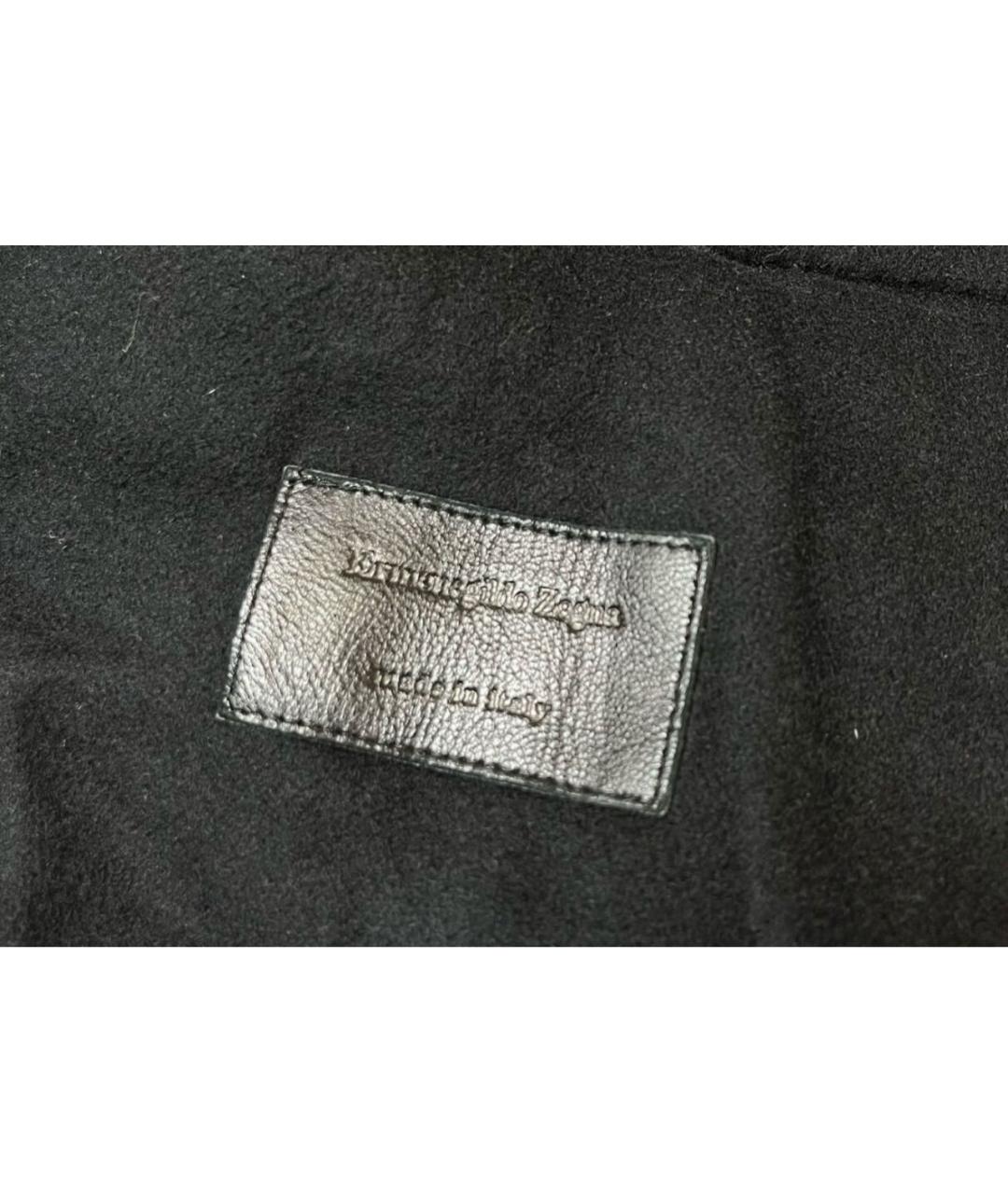 ERMENEGILDO ZEGNA XXX Черное кашемировое пальто, фото 5