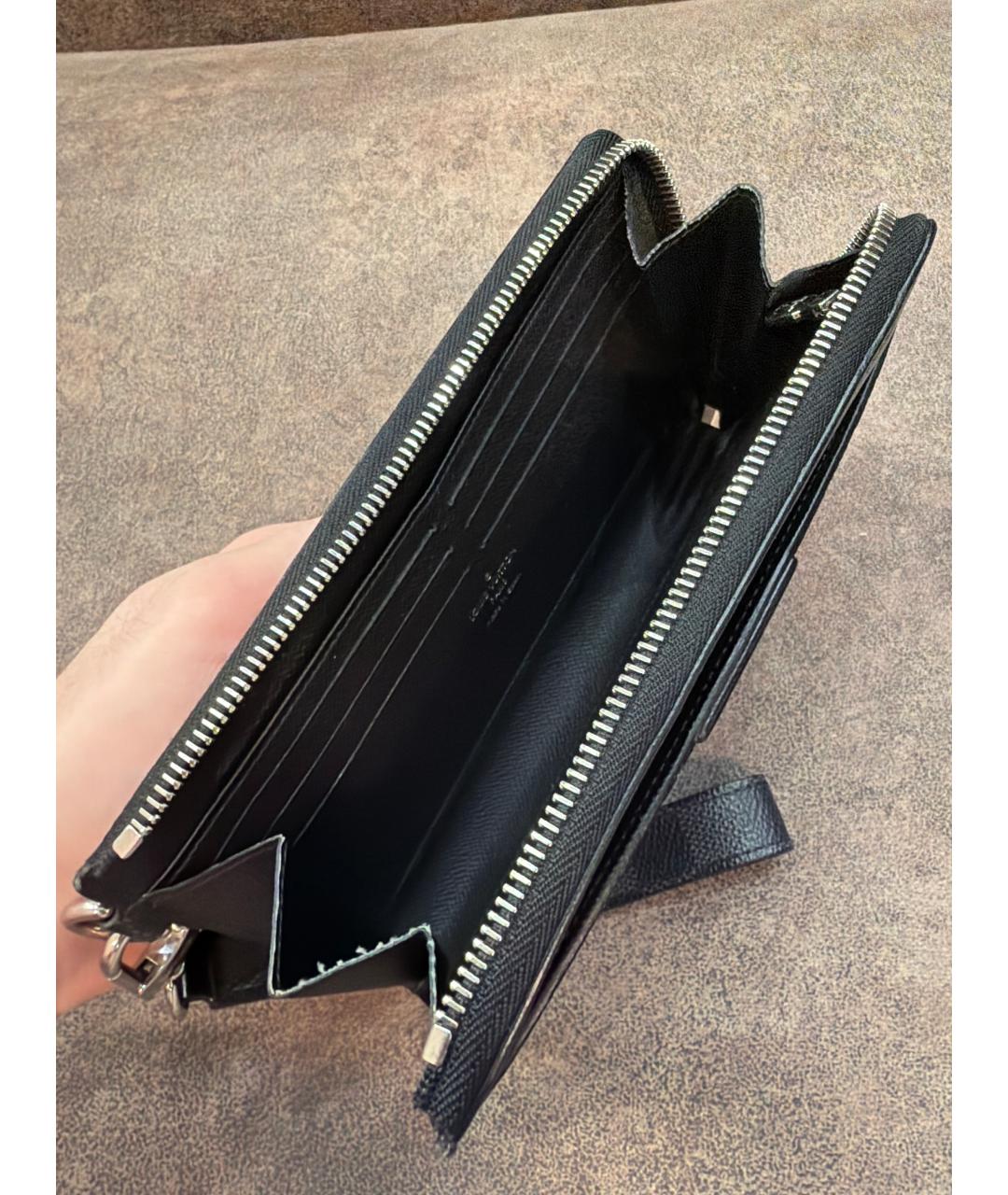 LOUIS VUITTON Черный кошелек, фото 3