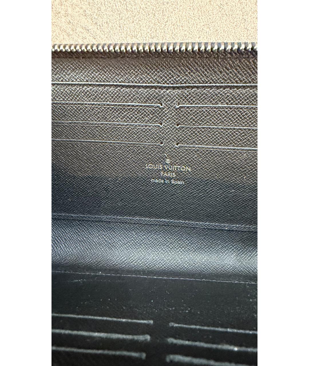 LOUIS VUITTON Черный кошелек, фото 4