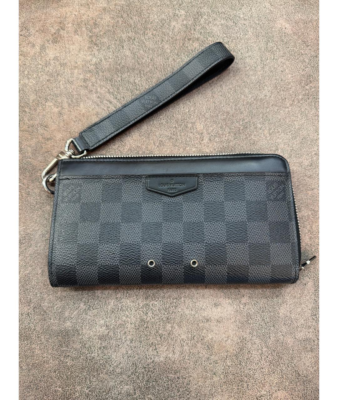 LOUIS VUITTON Черный кошелек, фото 5