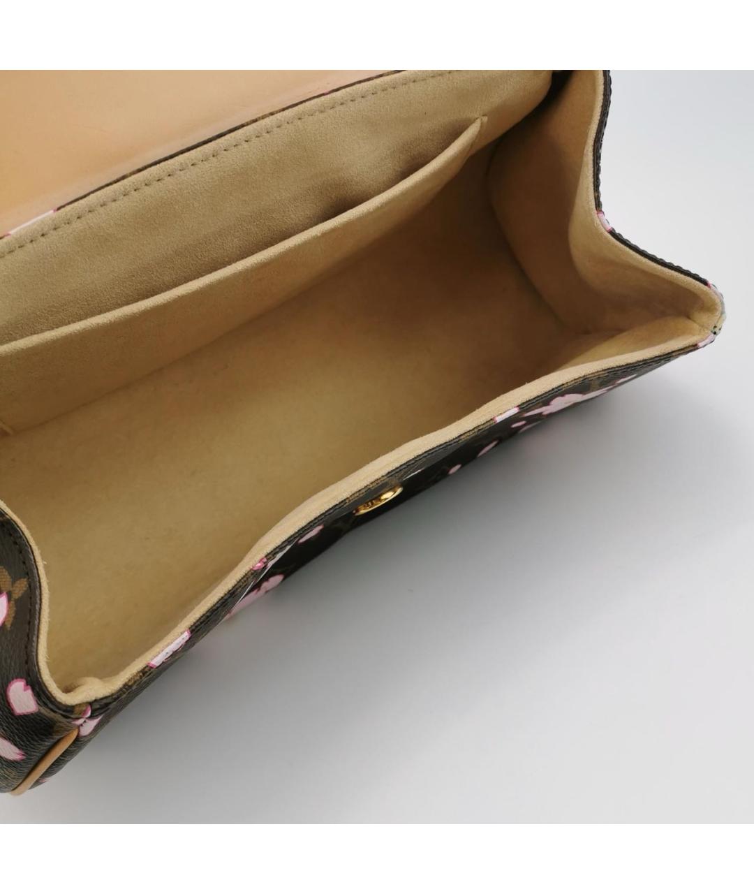 LOUIS VUITTON Коричневая сумка с короткими ручками, фото 5