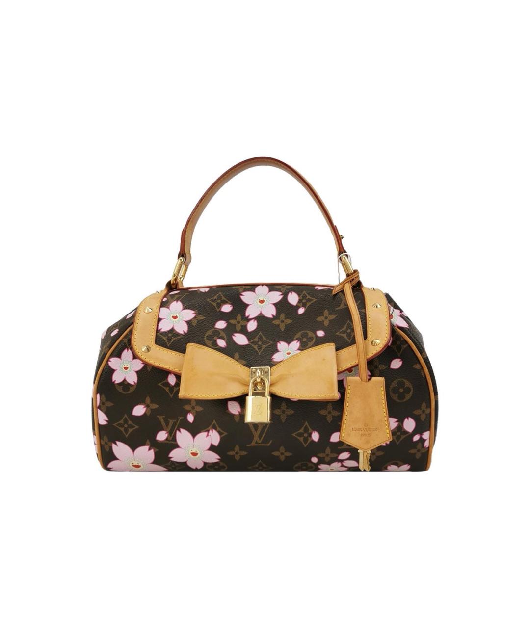 LOUIS VUITTON Коричневая сумка с короткими ручками, фото 9