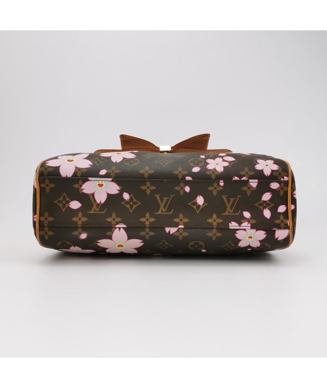 LOUIS VUITTON Коричневая сумка с короткими ручками, фото 4