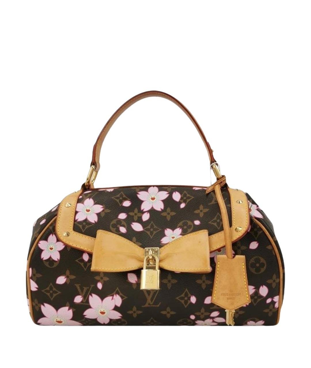 LOUIS VUITTON Коричневая сумка с короткими ручками, фото 1