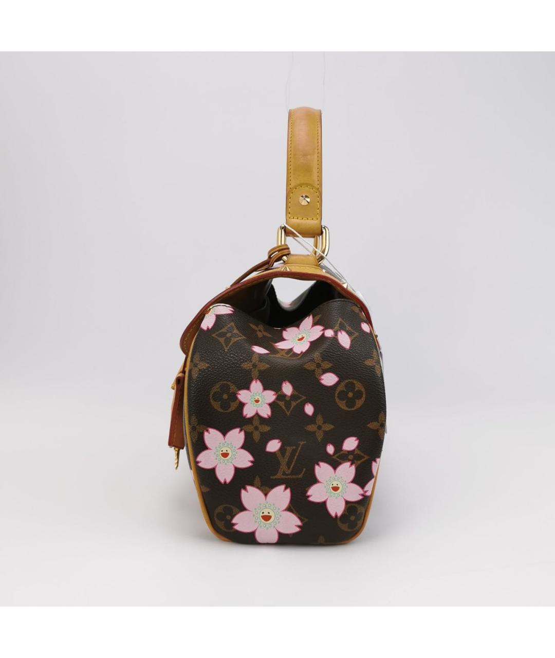 LOUIS VUITTON Коричневая сумка с короткими ручками, фото 2