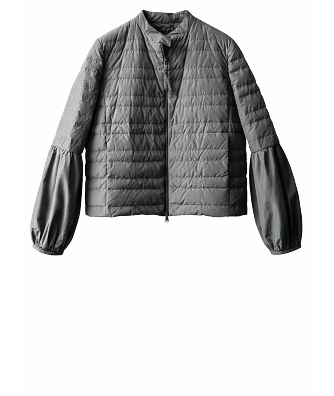BRUNELLO CUCINELLI Серый полиэстеровый пуховик, фото 1