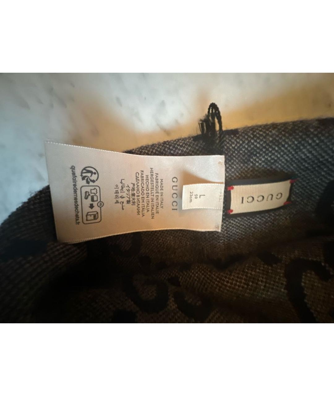 GUCCI Мульти шерстяная шапка, фото 4