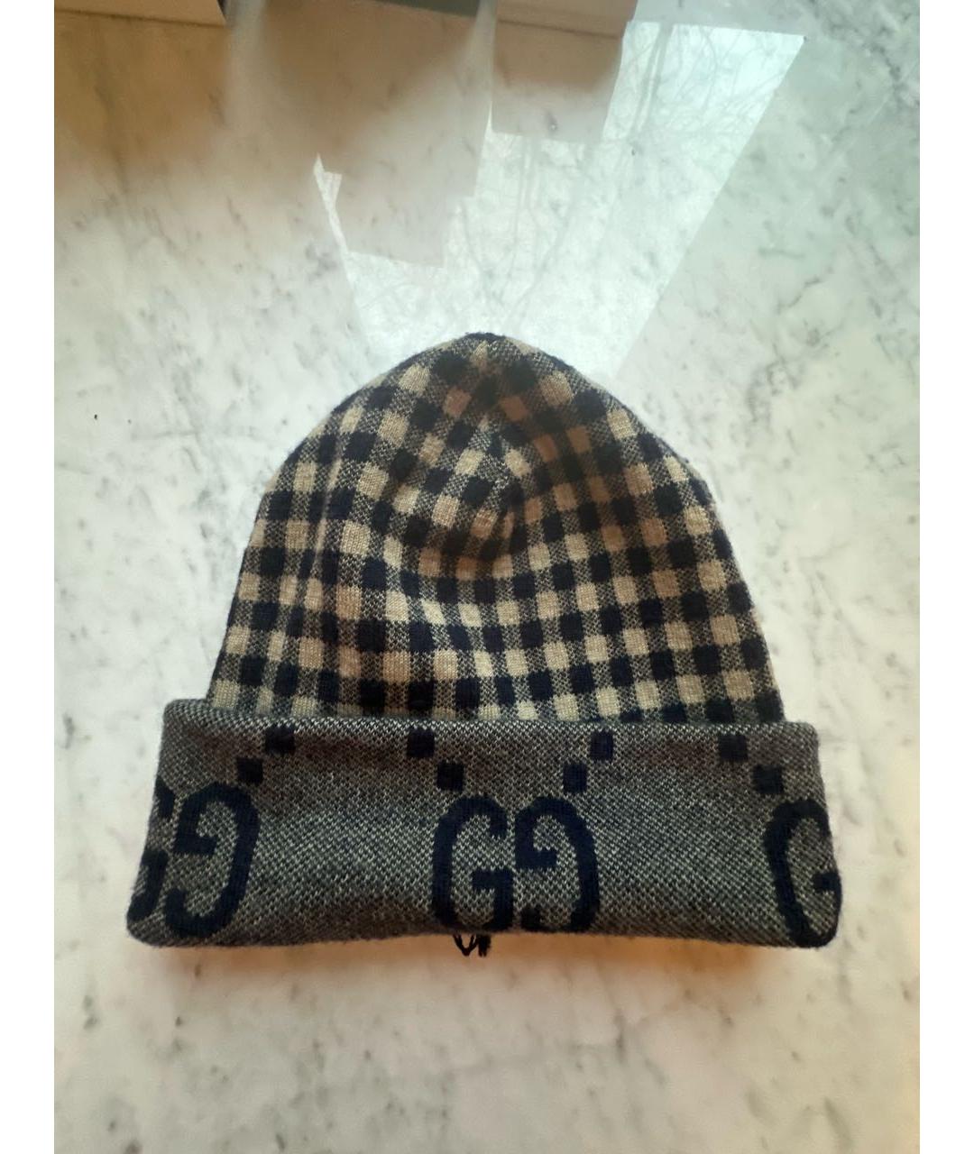 GUCCI Мульти шерстяная шапка, фото 3