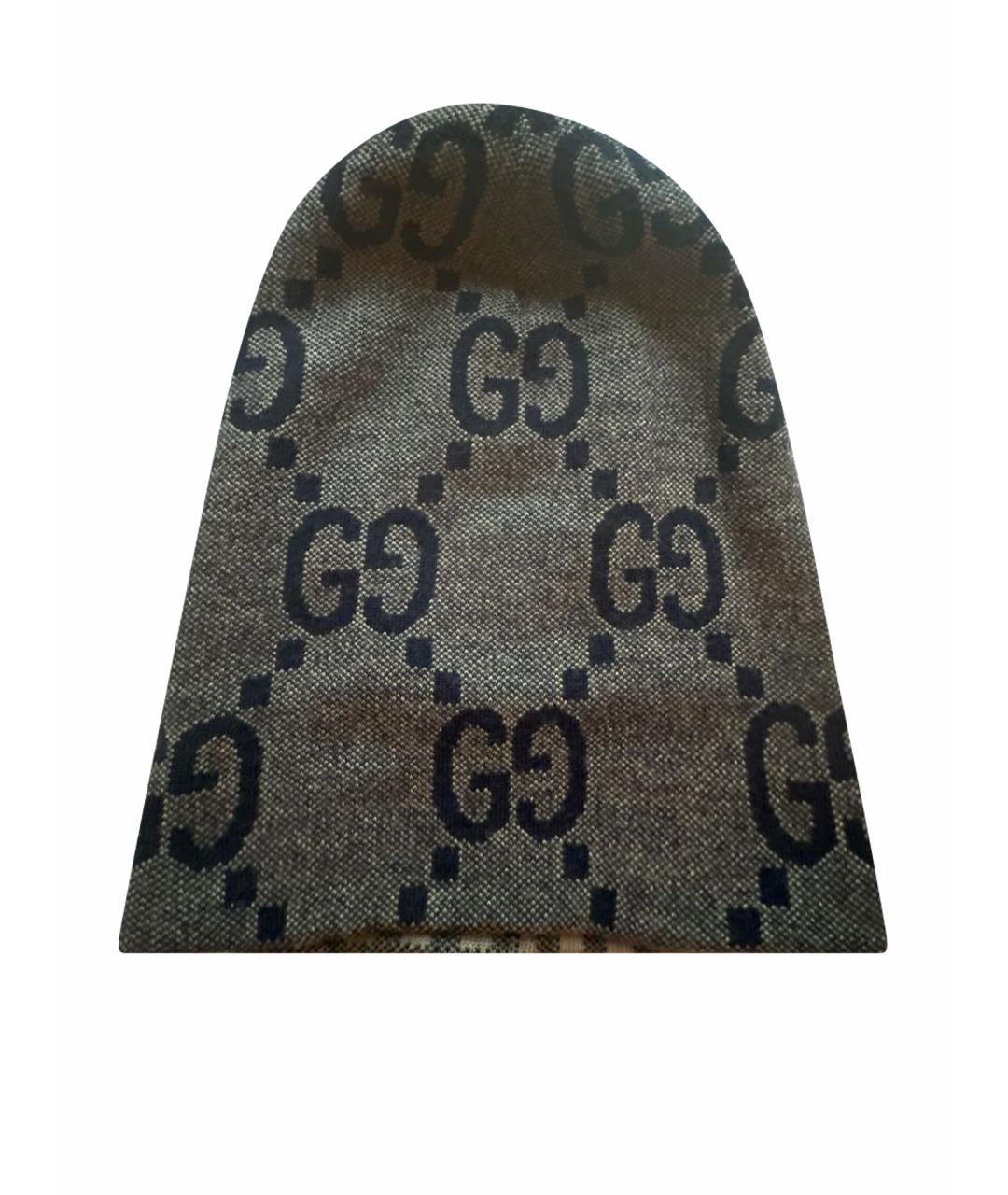 GUCCI Мульти шерстяная шапка, фото 1