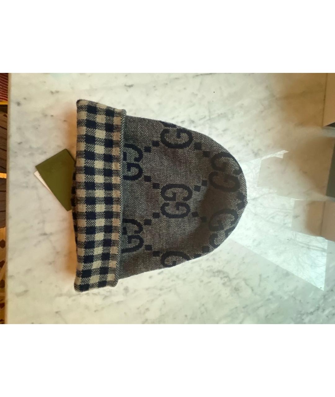 GUCCI Мульти шерстяная шапка, фото 2