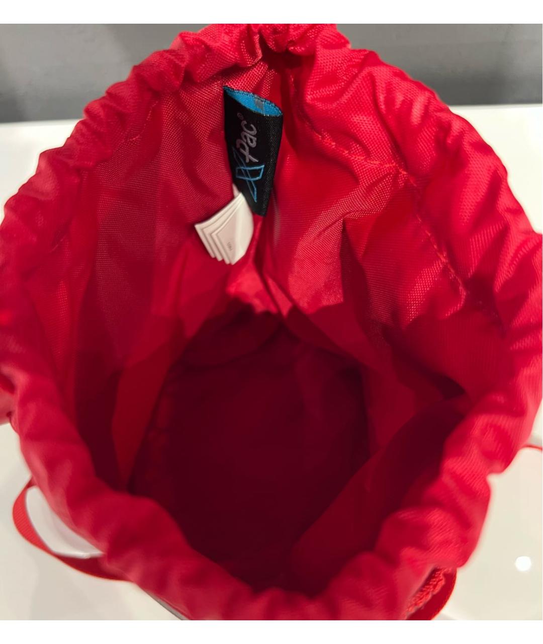 SUPREME Красная синтетическая сумка на плечо, фото 4