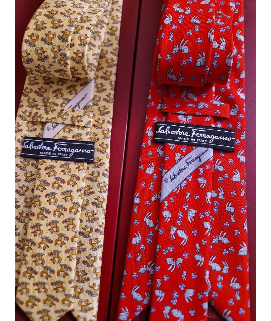 FERRAGAMO Мульти шелковый галстук, фото 3