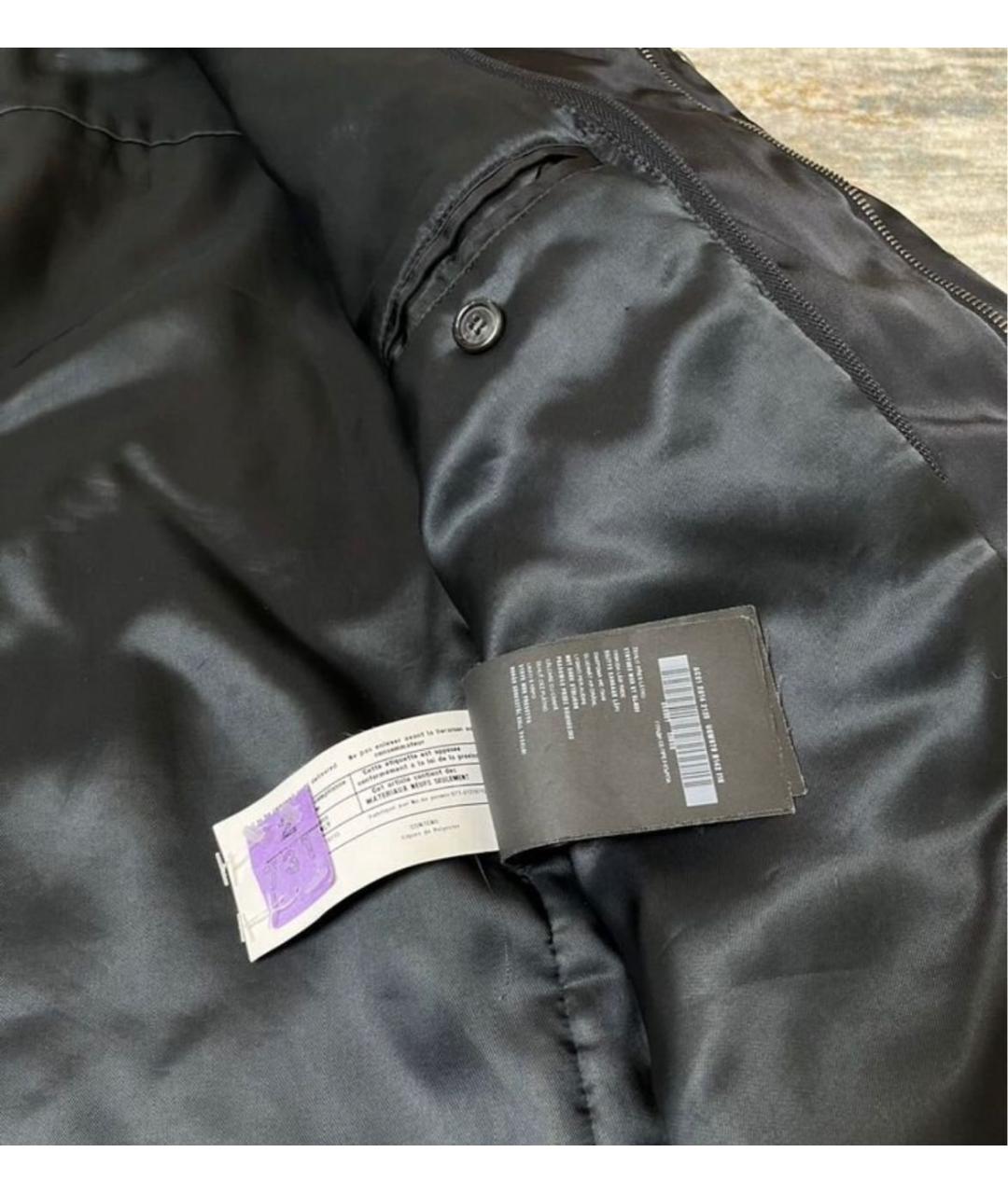PRADA Черный полиамидовый тренч / плащ, фото 7