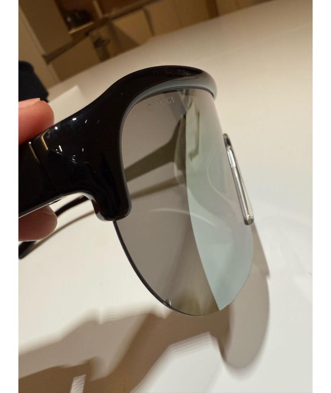 GUCCI Черные пластиковые солнцезащитные очки, фото 5