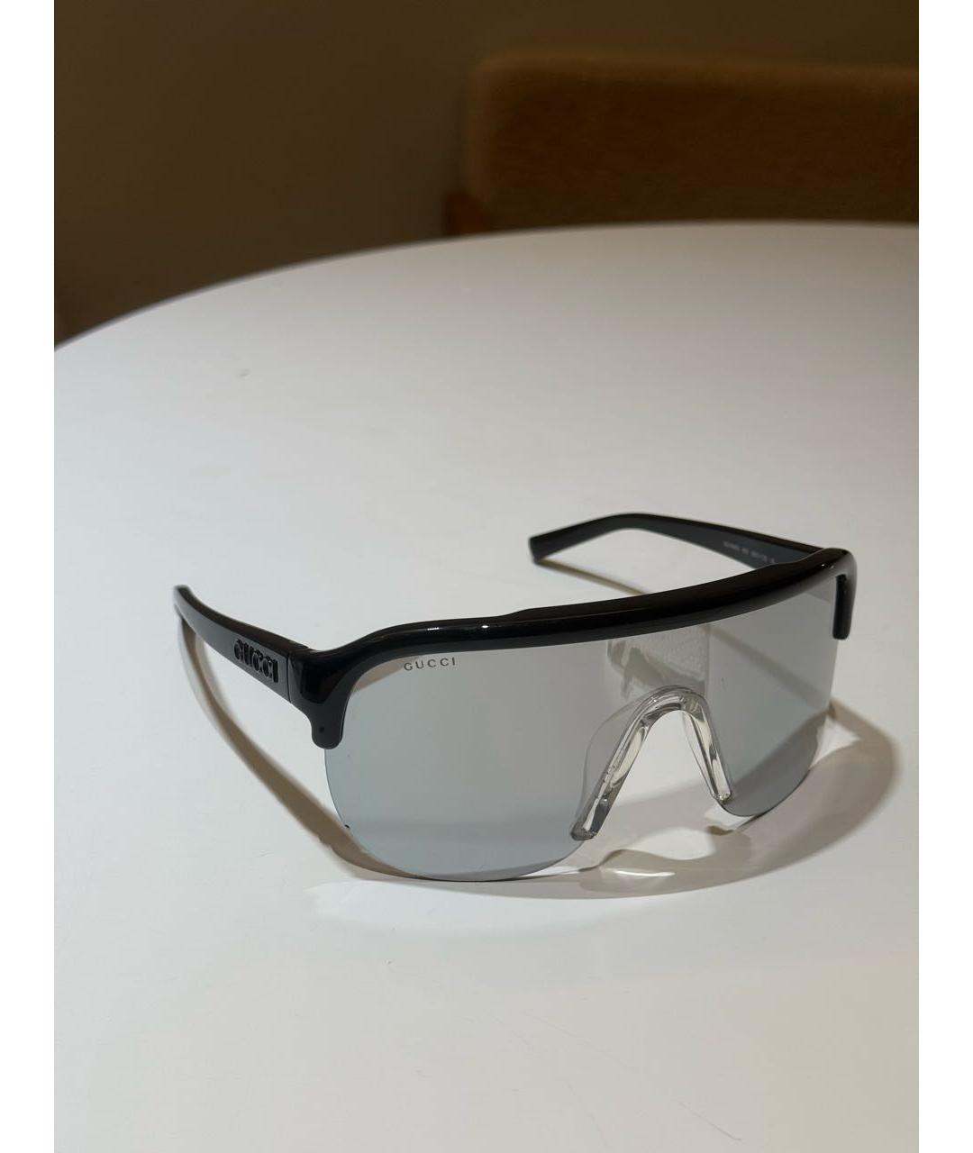 GUCCI Черные пластиковые солнцезащитные очки, фото 6