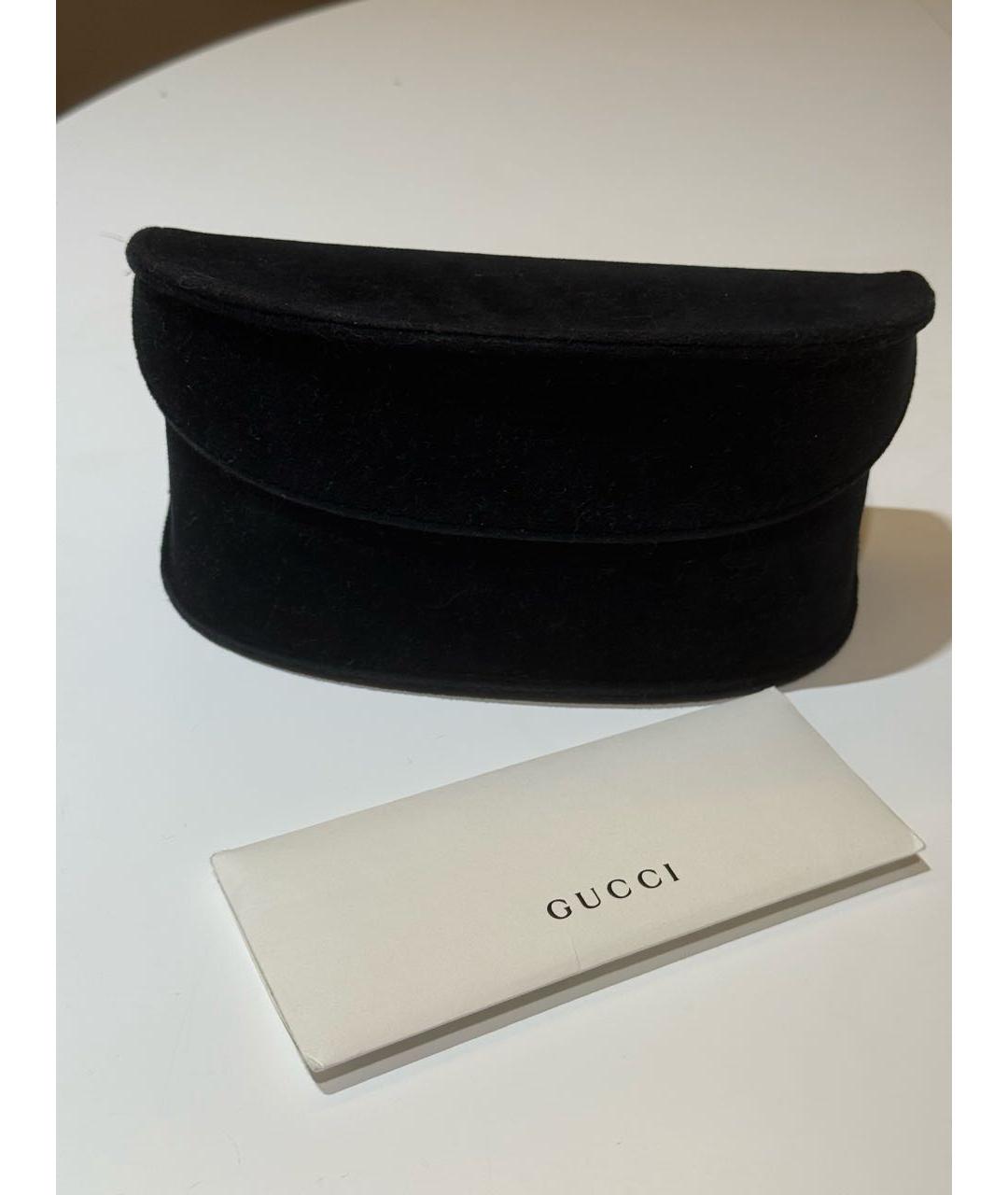 GUCCI Черные пластиковые солнцезащитные очки, фото 4