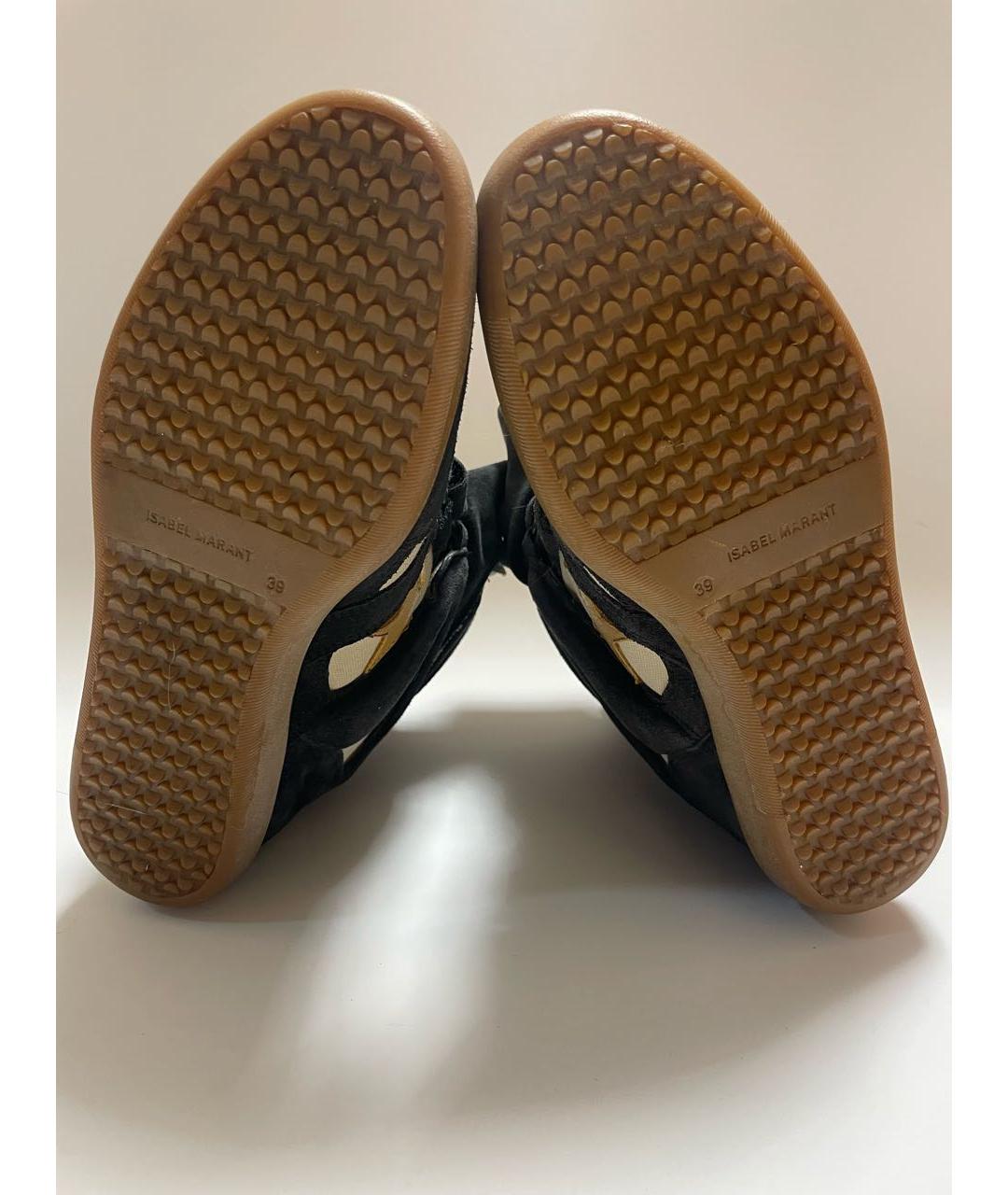 ISABEL MARANT Темно-синие замшевые кроссовки, фото 7