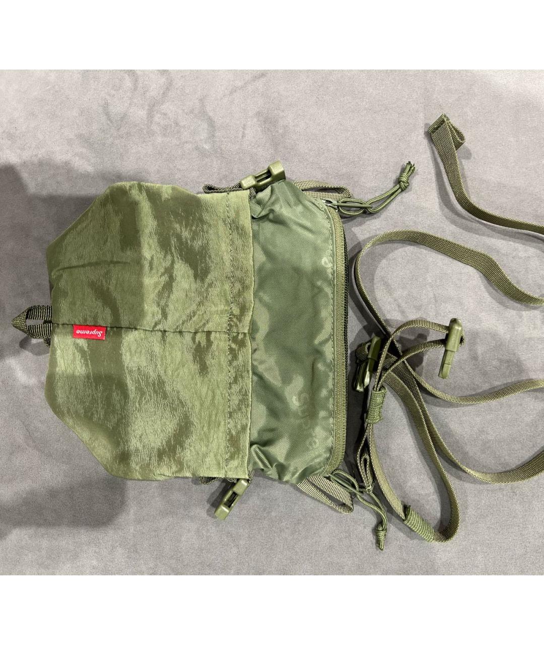 SUPREME Хаки синтетическая сумка на плечо, фото 3