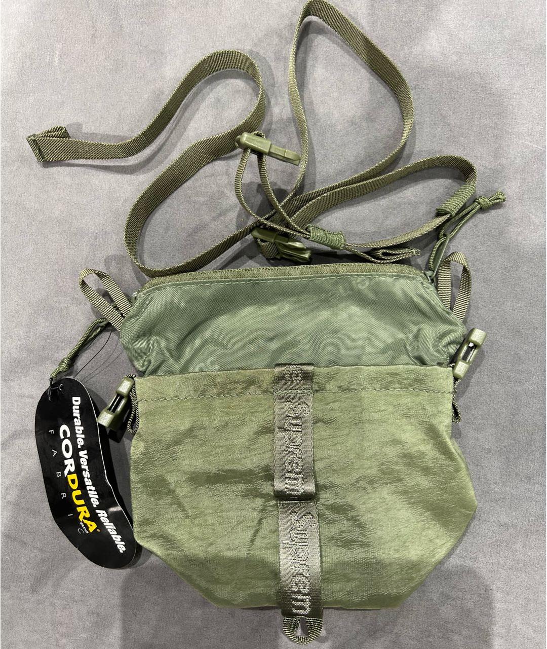 SUPREME Хаки синтетическая сумка на плечо, фото 6