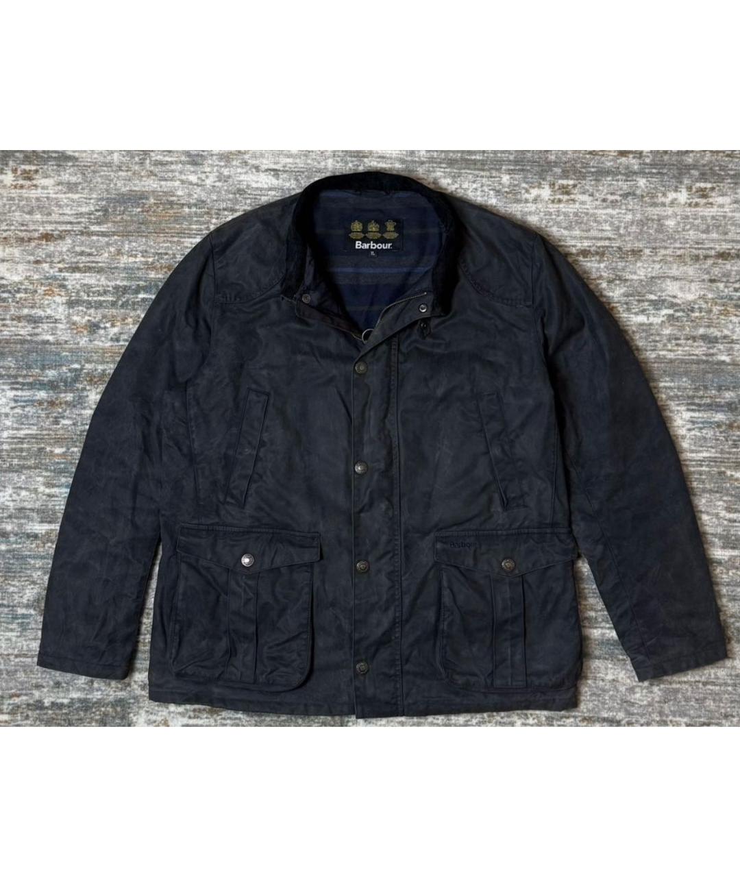 BARBOUR Черная хлопковая куртка, фото 9