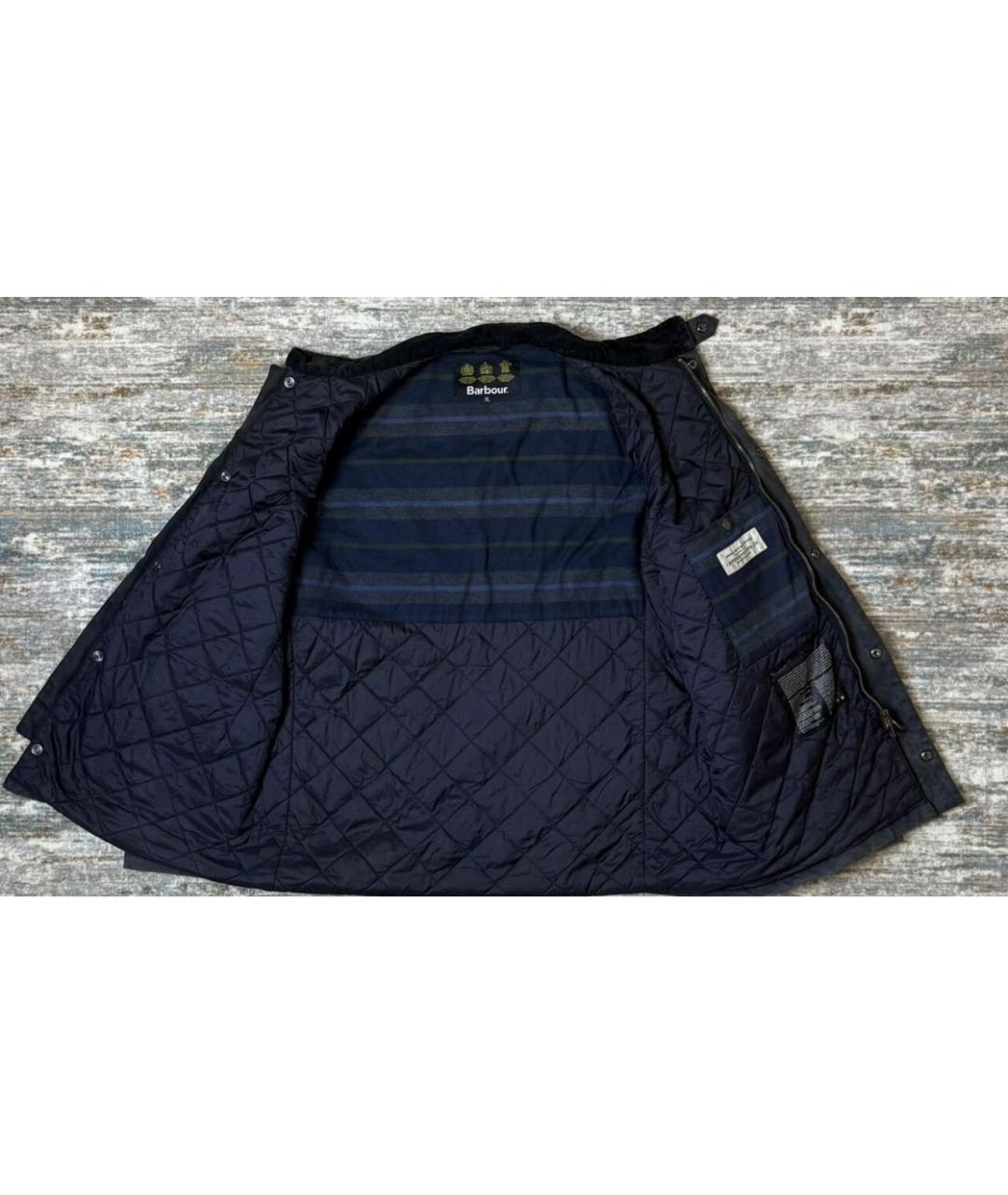 BARBOUR Черная хлопковая куртка, фото 5