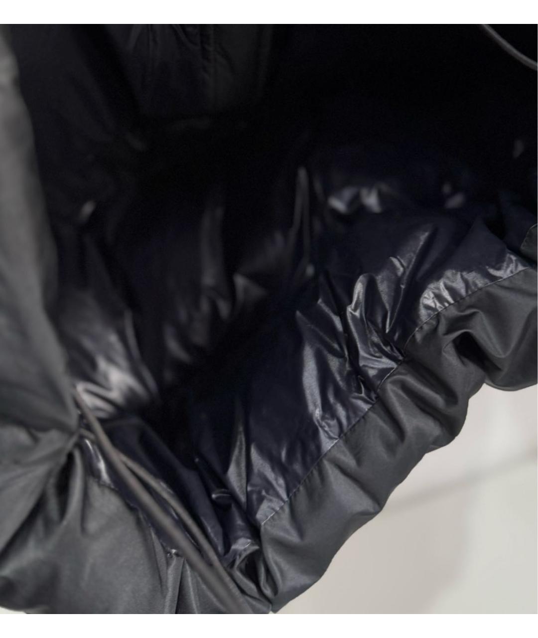 DOLCE&GABBANA Черный полиэстеровый пуховик, фото 7