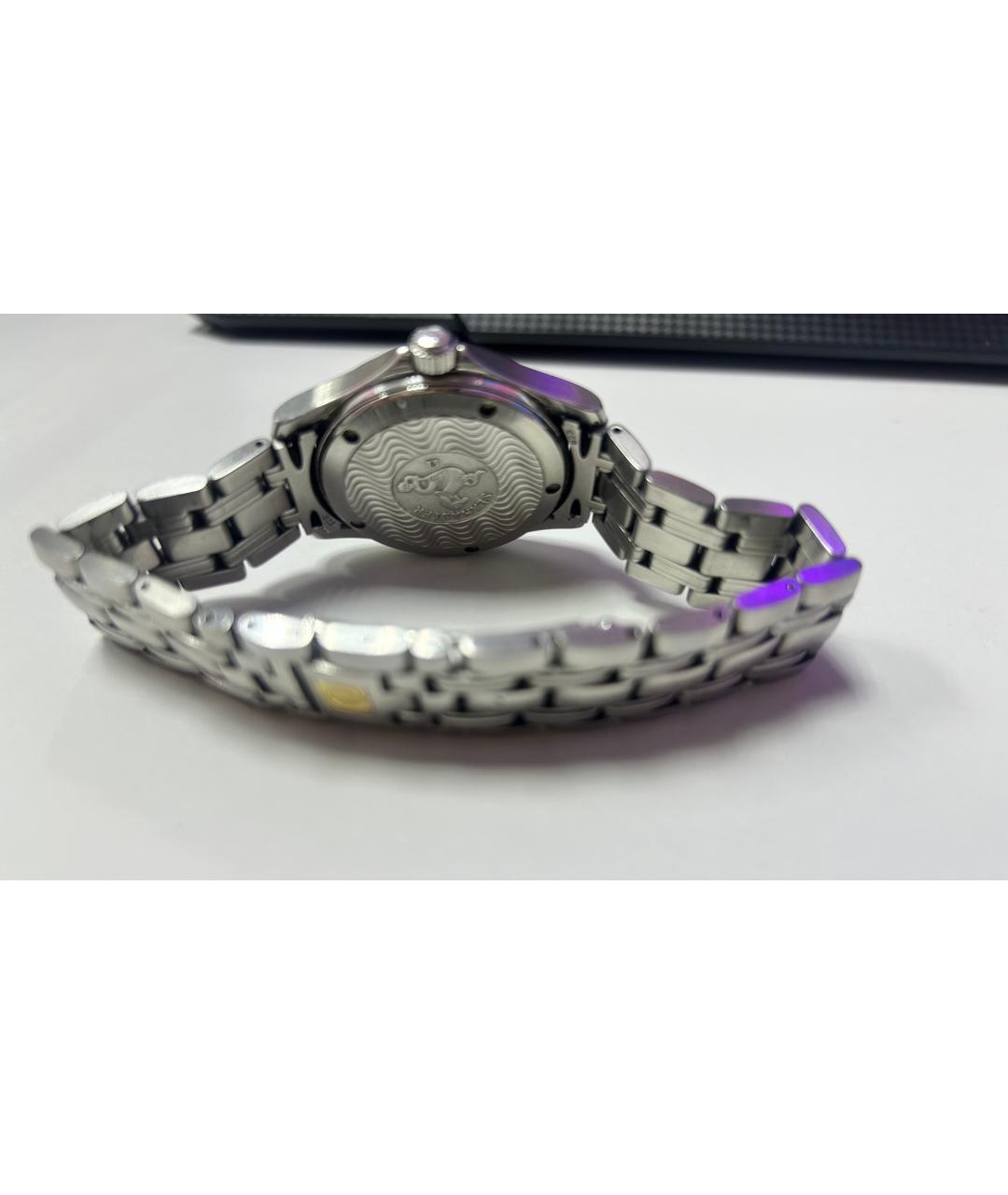 OMEGA Серебряные стальные часы, фото 2