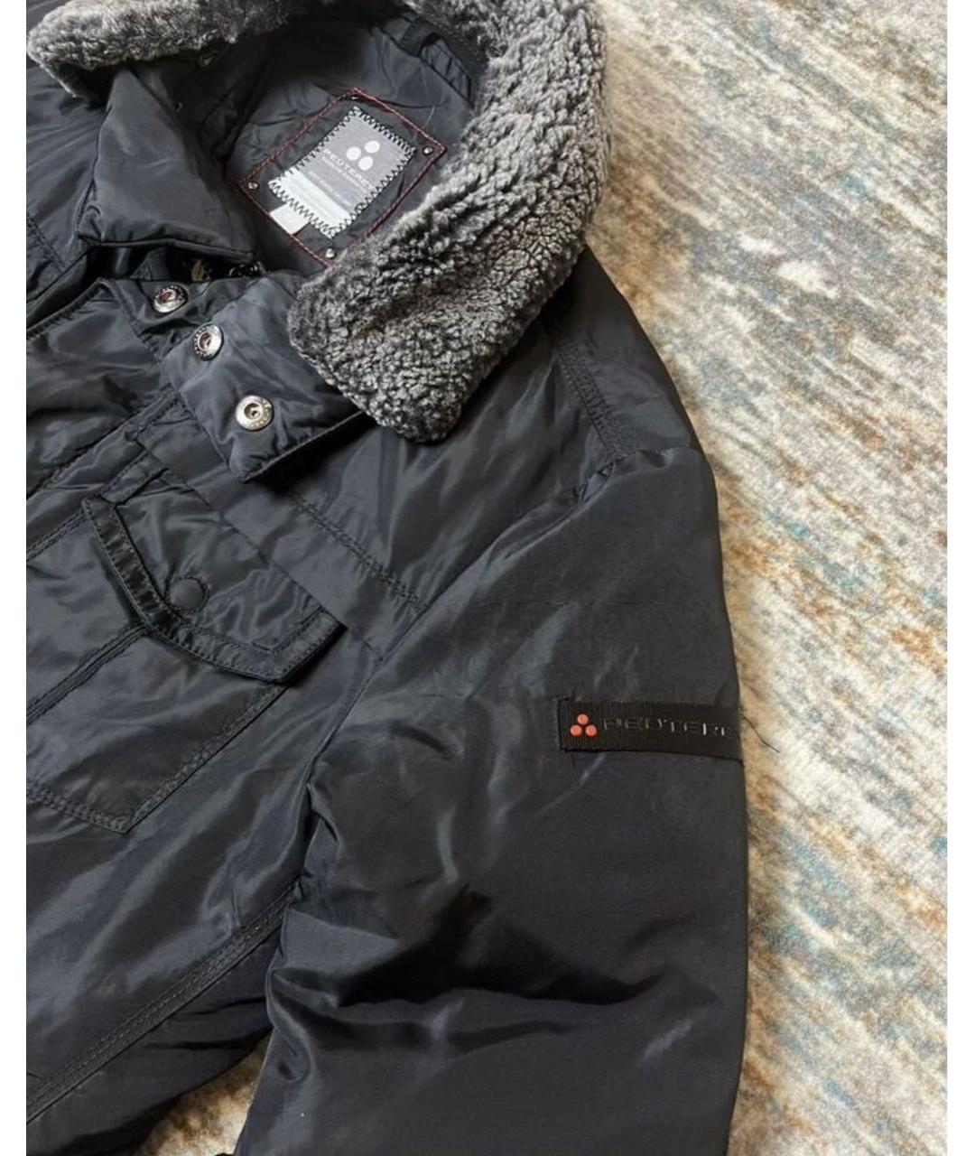 PEUTEREY Черный полиамидовый пуховик, фото 4