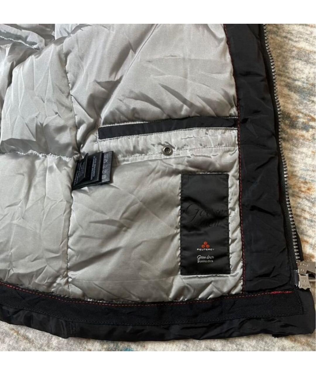 PEUTEREY Черный полиамидовый пуховик, фото 7