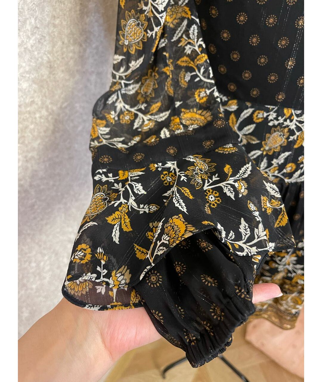 MICHAEL MICHAEL KORS Мульти шелковое повседневное платье, фото 5