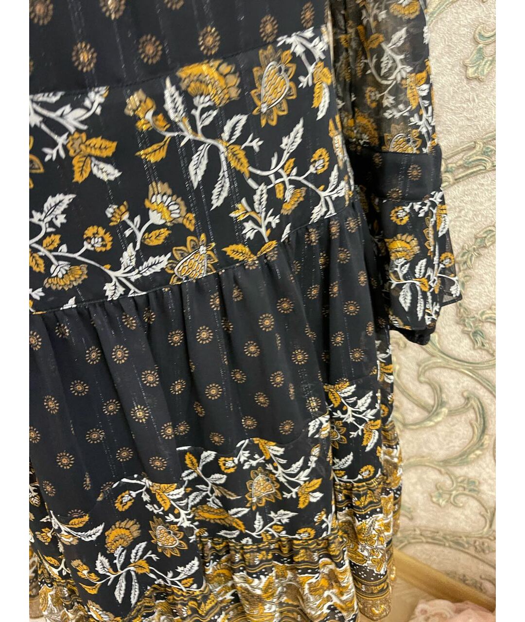 MICHAEL MICHAEL KORS Мульти шелковое повседневное платье, фото 4