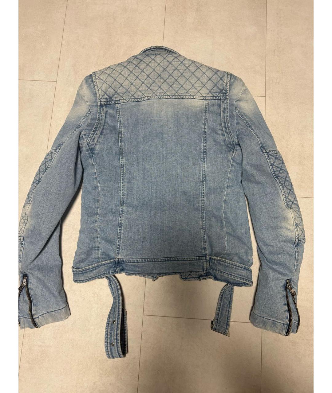 PIERRE BALMAIN Голубая деним куртка, фото 2