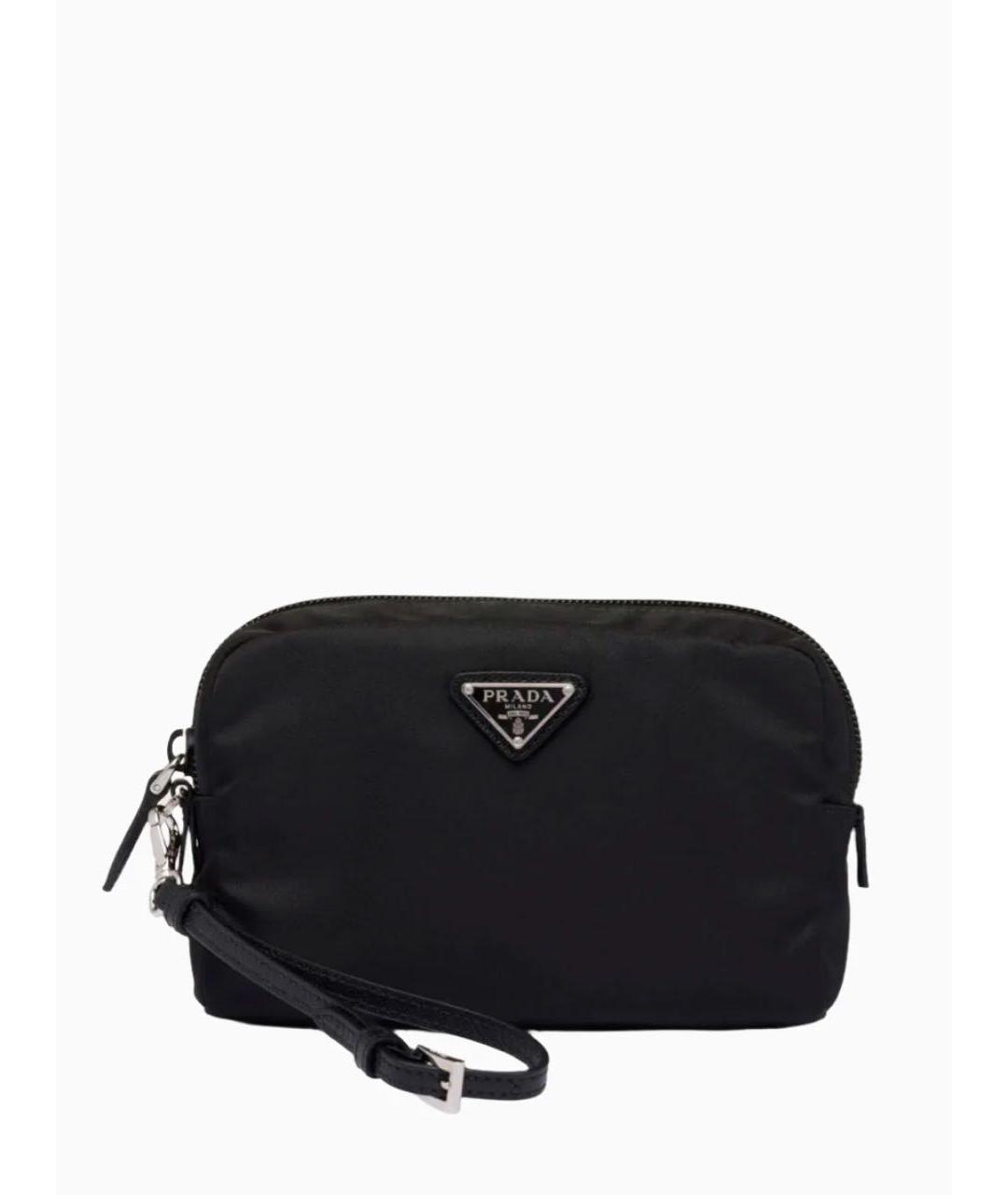 PRADA Черная синтетическая косметичка, фото 9