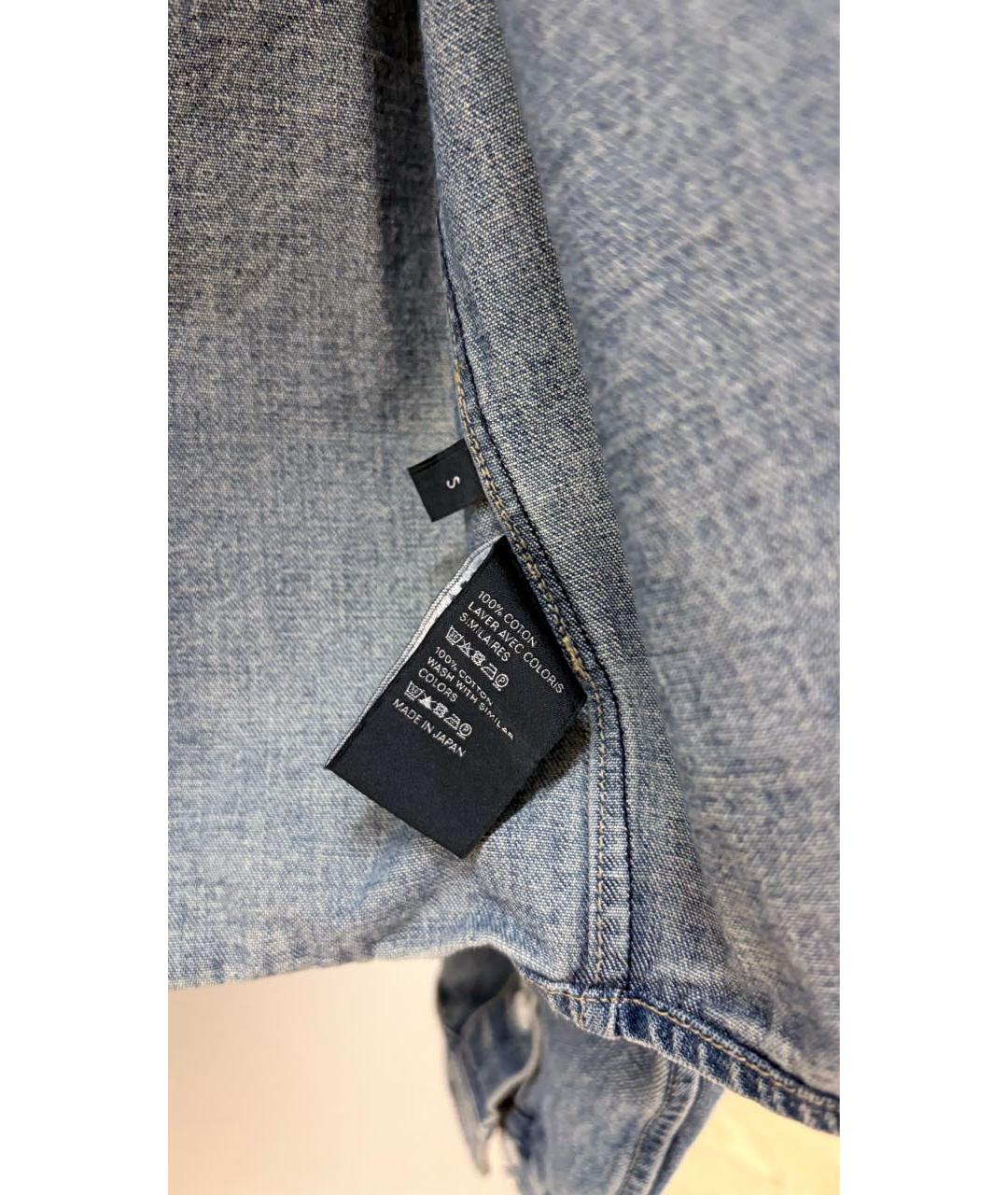 CELINE Синяя деним рубашка, фото 4