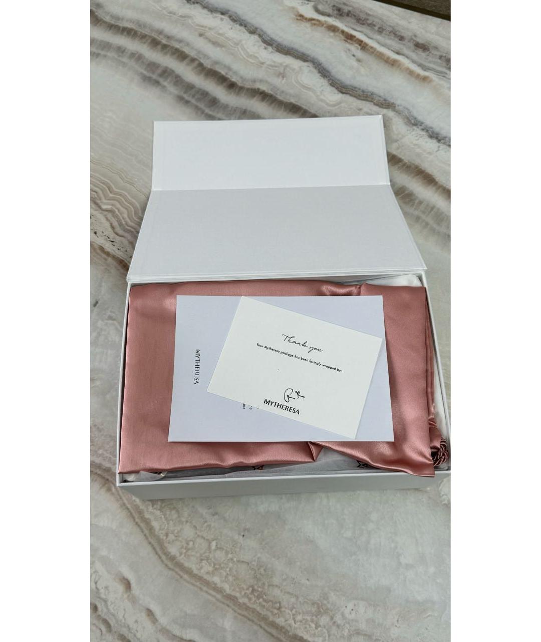 Amina Muaddi Белые кожаные мюли, фото 4