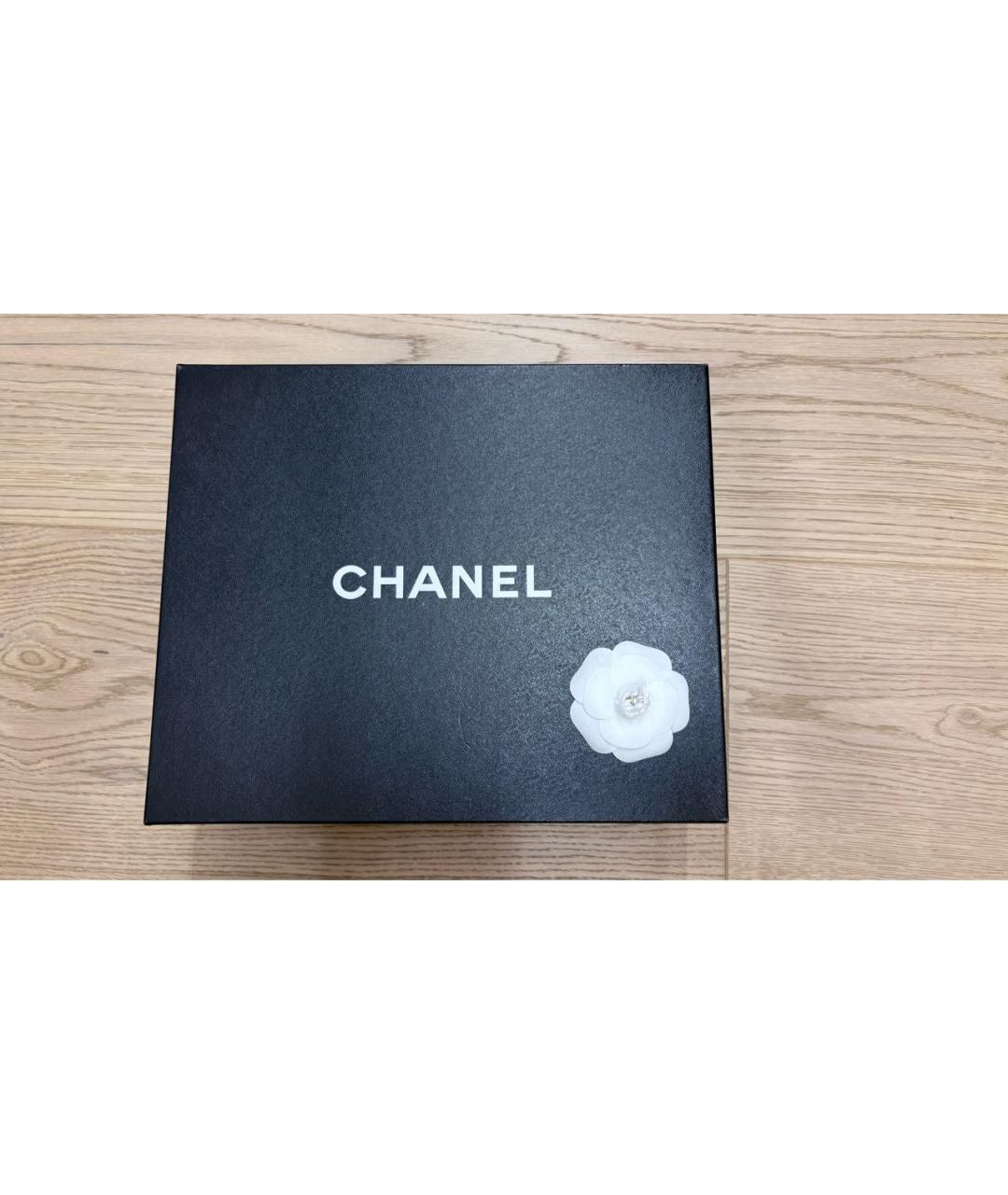 CHANEL Черные туфли из экзотической кожи, фото 6