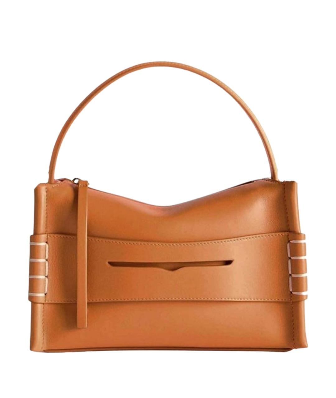 J.W.ANDERSON Коричневая кожаная сумка тоут, фото 1