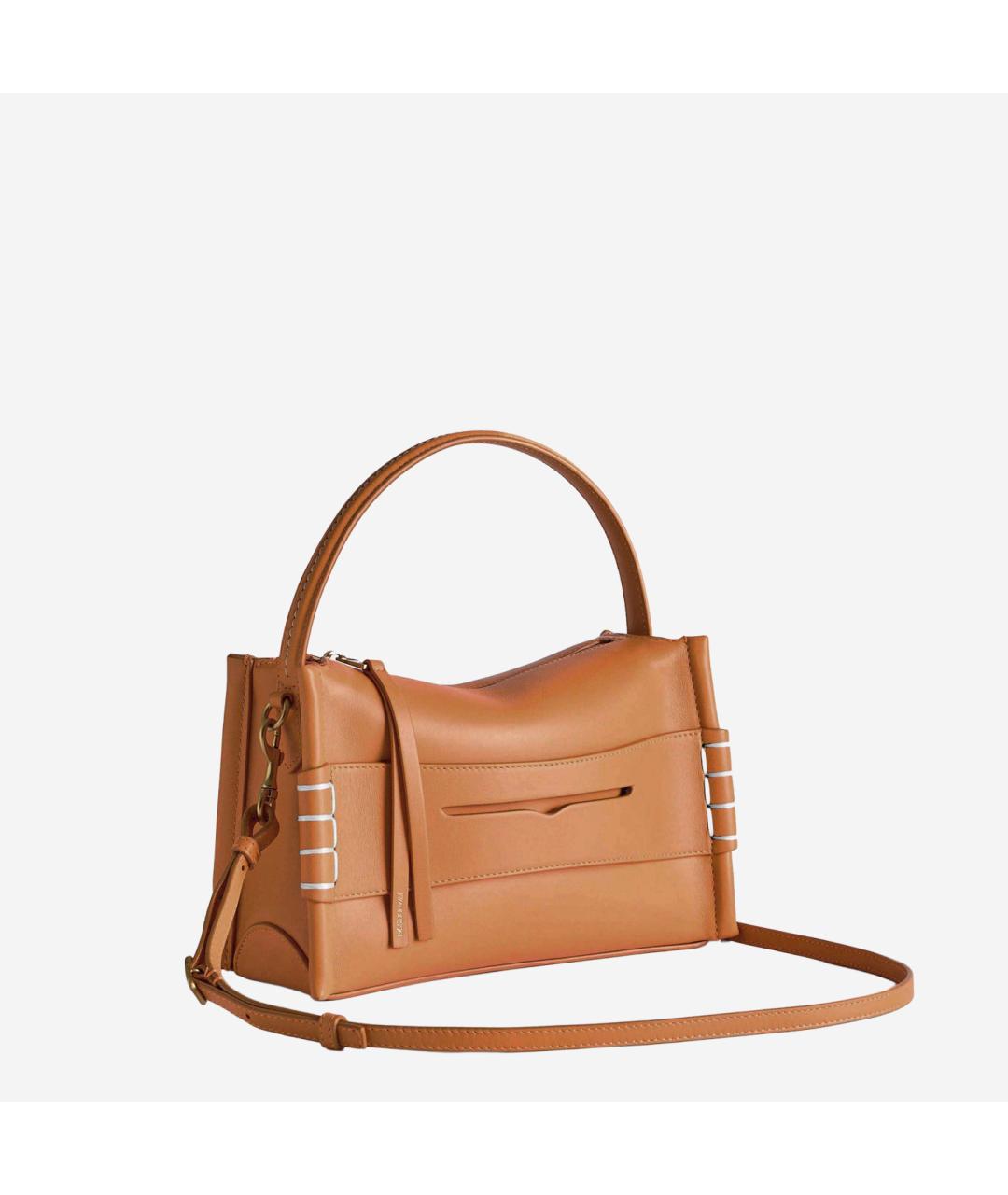 J.W.ANDERSON Коричневая кожаная сумка тоут, фото 2