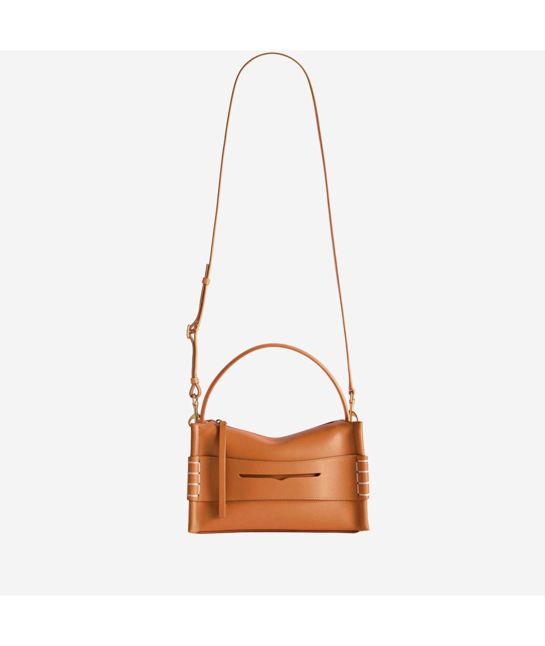 J.W.ANDERSON Коричневая кожаная сумка тоут, фото 4