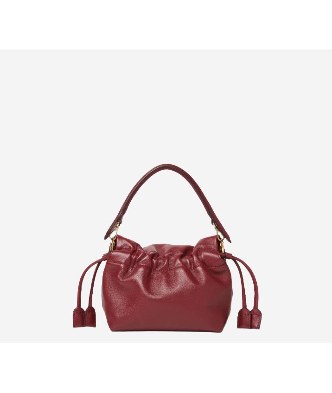 FENDI Красная кожаная сумка через плечо, фото 3