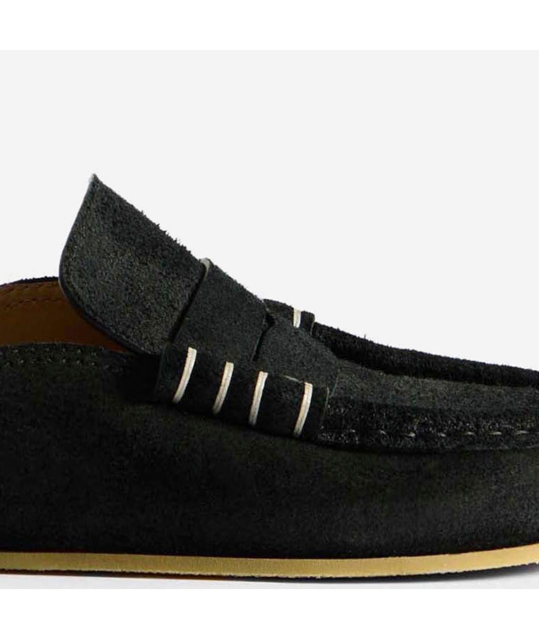 J.W.ANDERSON Черные кожаные сабо, фото 5