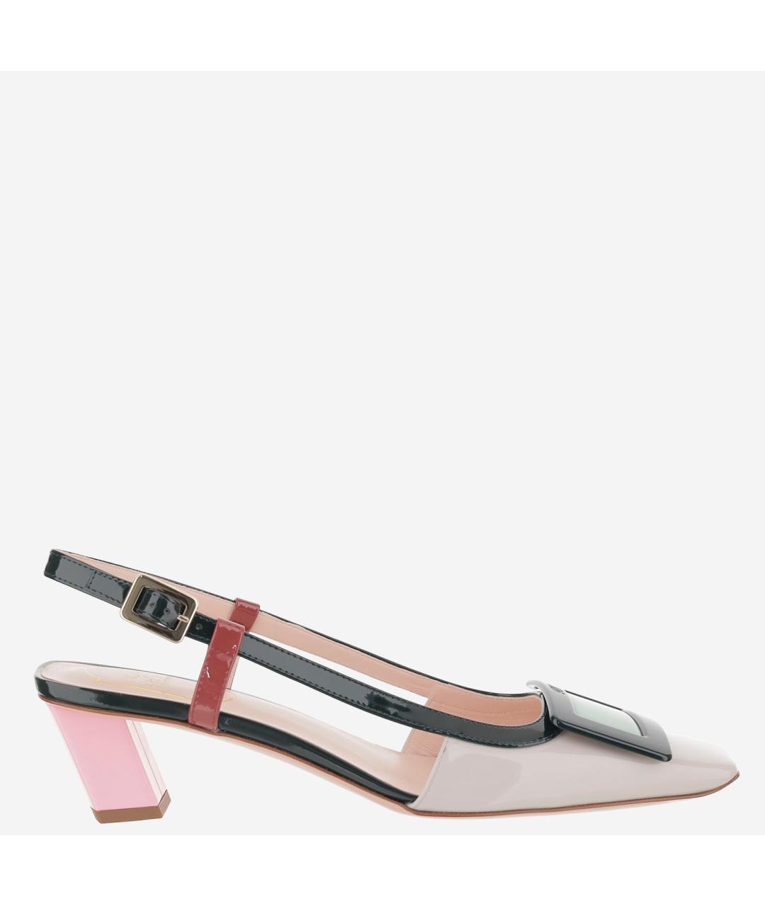 ROGER VIVIER Мульти туфли из лакированной кожи, фото 5