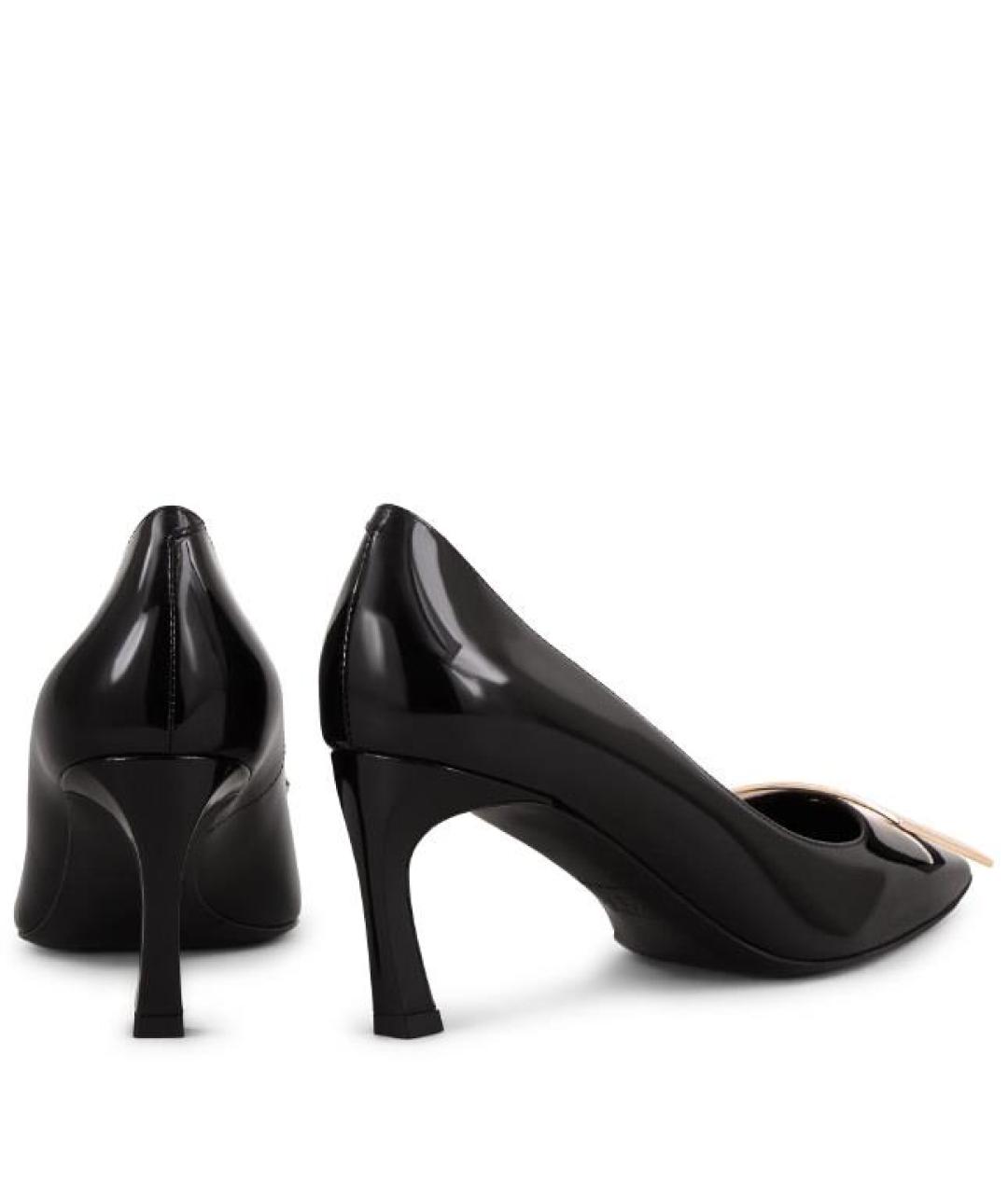 ROGER VIVIER Черные туфли из лакированной кожи, фото 3