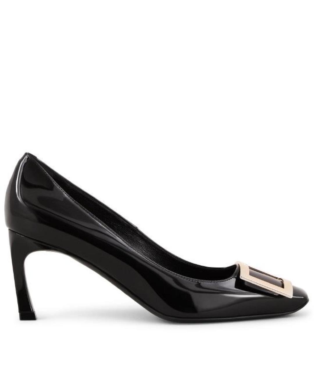 ROGER VIVIER Черные туфли из лакированной кожи, фото 1