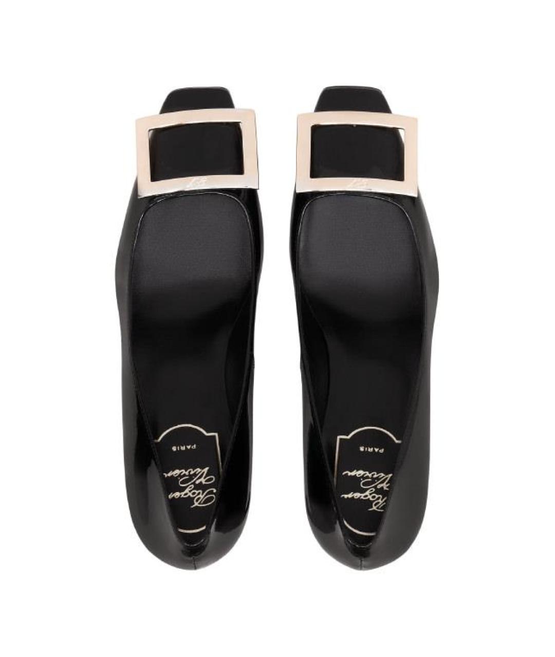 ROGER VIVIER Черные туфли из лакированной кожи, фото 5