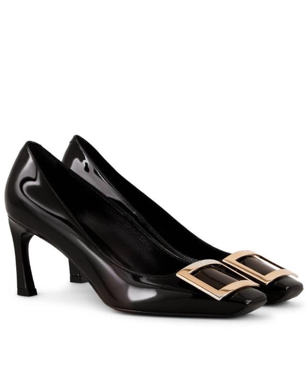 ROGER VIVIER Черные туфли из лакированной кожи, фото 2