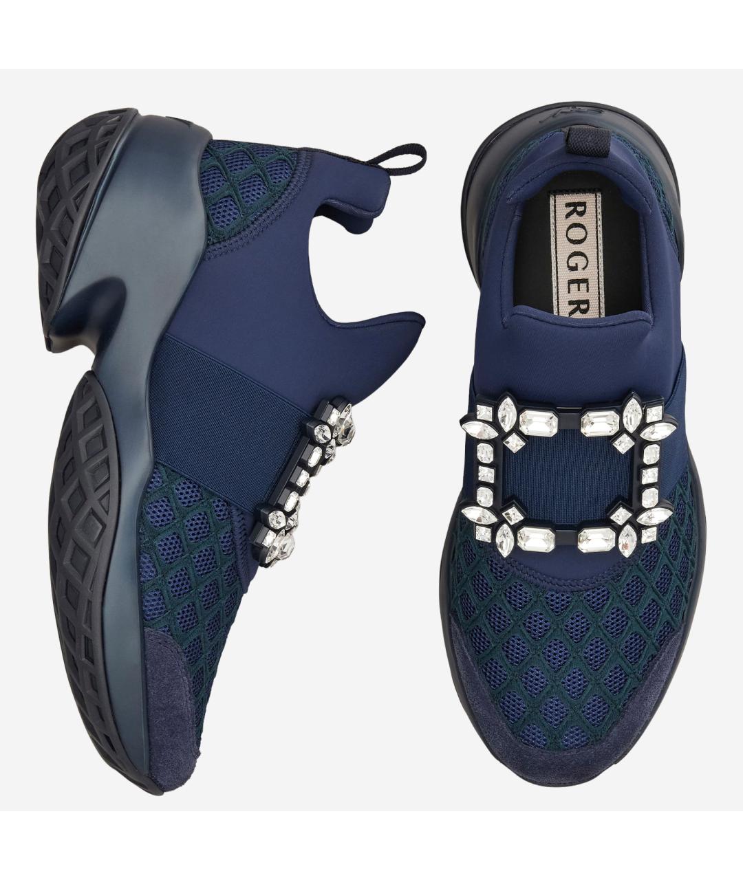 ROGER VIVIER Синие кроссовки, фото 2