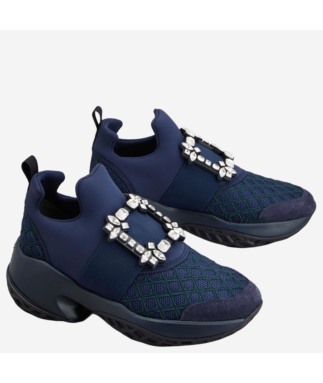 ROGER VIVIER Синие кроссовки, фото 3