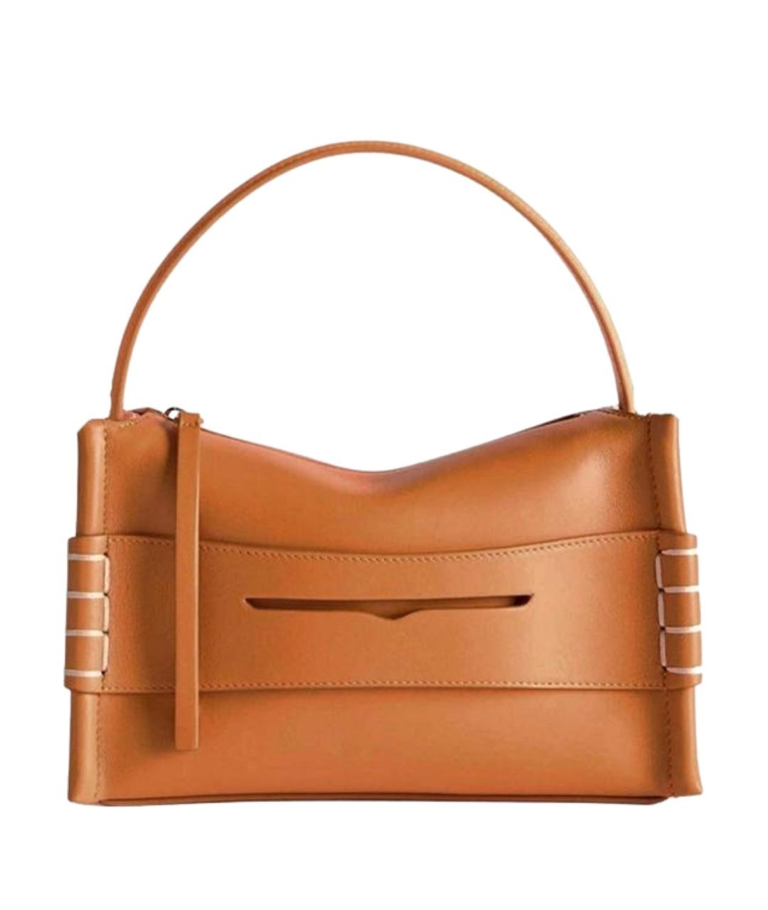 J.W.ANDERSON Коричневая кожаная сумка тоут, фото 1