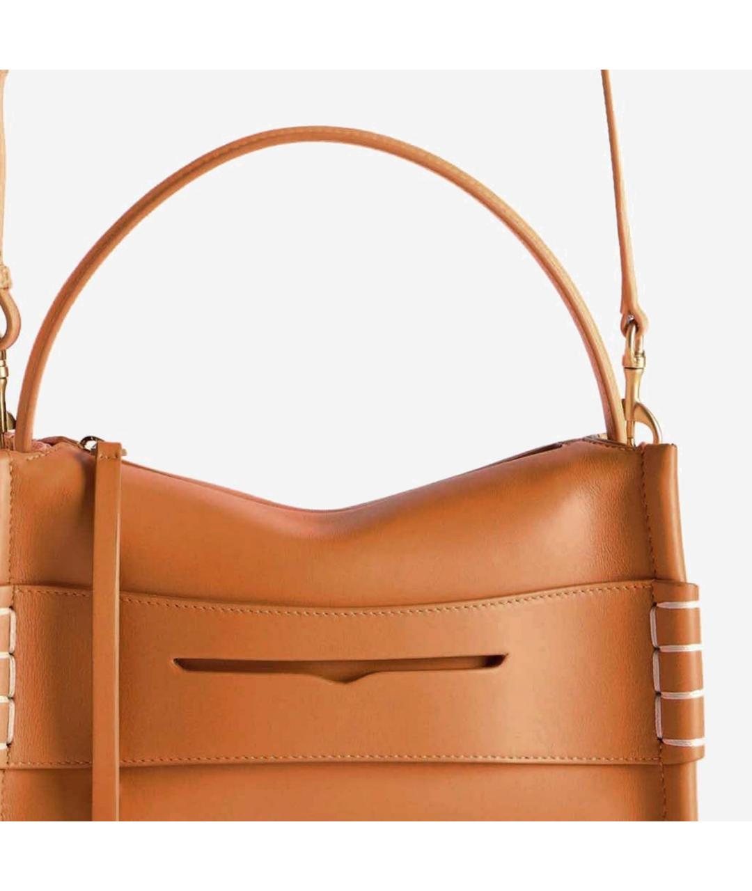 J.W.ANDERSON Коричневая кожаная сумка тоут, фото 5